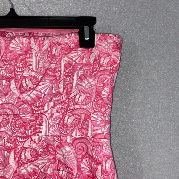 Vineyard Vines Dress Womens Size 6 Pink Mini Style Solid Lined Strapless Casual - Picture 13 of 16